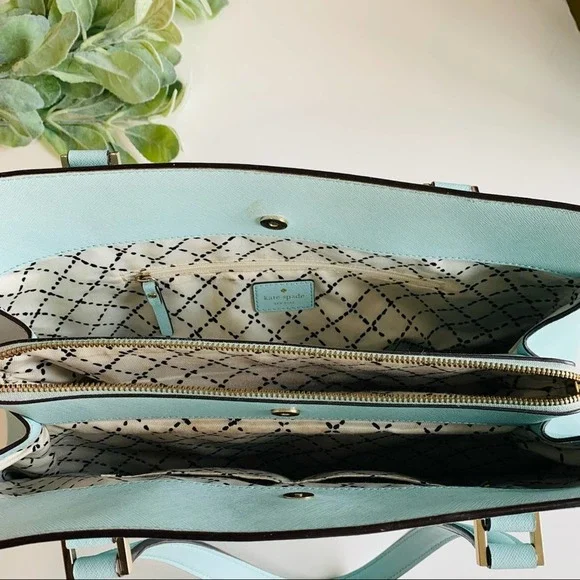 Kate Spade Mint Green Purse - Picture 6 of 10